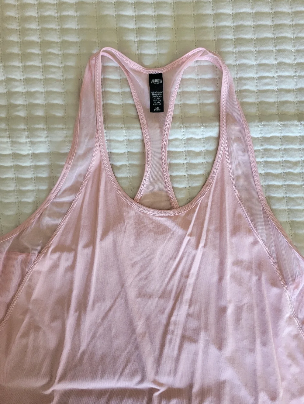 Victoria Sport Pink Racerback Tank - Picture 3 of 5
